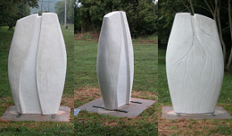 Stream - sculpture by Martin Webster at Salisbury Sculpture Show 2009-2010 - Salisbury, North Carolina